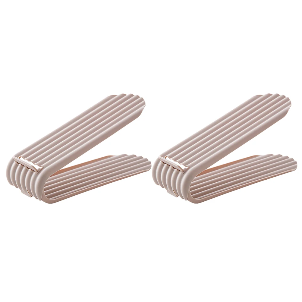 

2pcs Double Layer Shoe Rack Small Shelf Organizer Storage Sneaker Holder Footwear Stand Home Shoes Storage Solution