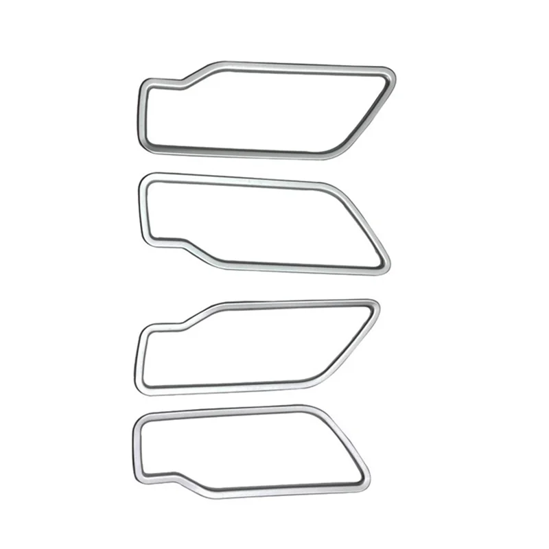 غطاء وعاء لباب السيارة الداخلي ، إكسسوارات داخلية مزخرفة ، فضة ، 60 سلسلة ، تويوتا بريوس ، مقبض ،