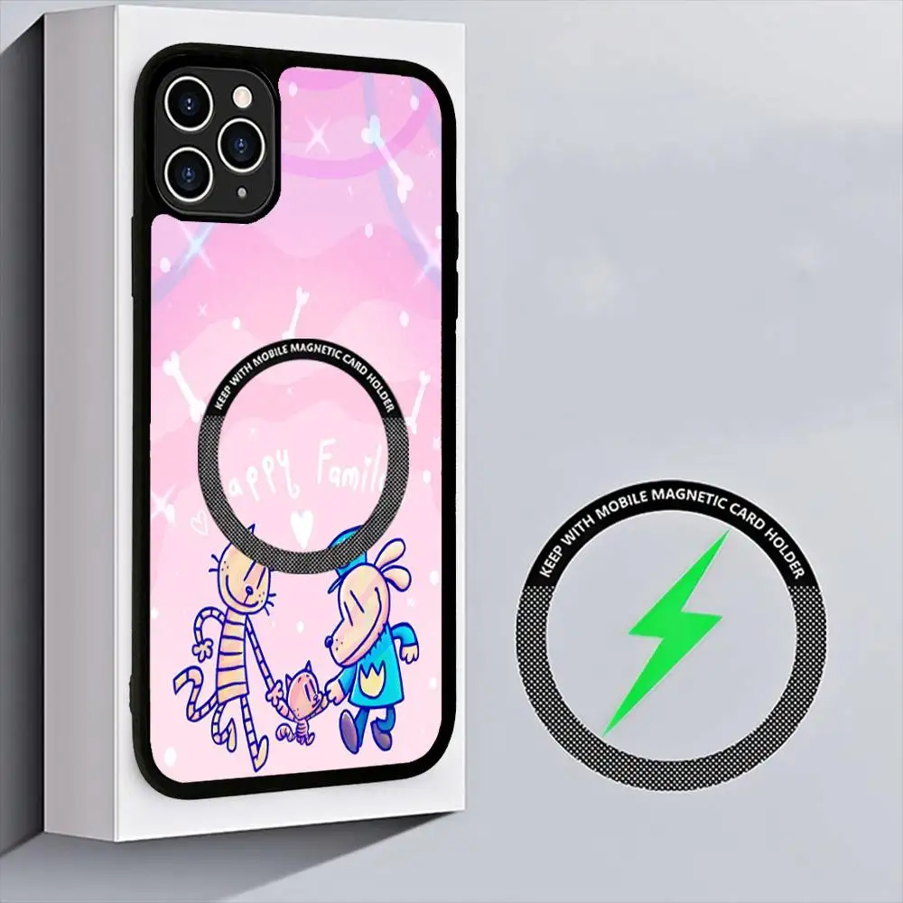 Dog Man Magnetic For Phone Case For IPhone 17 Air 16 Pro Max 15 14 13 12 11 Protective Cover