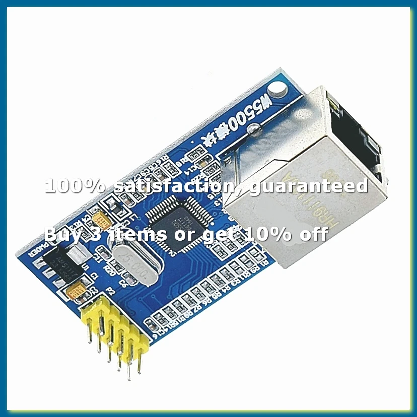 Replace W5100 Ethernet Shield LAN Network Module W5500 Support IP 51/ STM32 Microcontroller with 32k Bytes SPI-A12I
