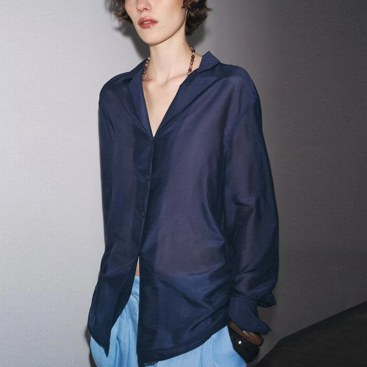 Z femmes banlieue irt polyvalent Personali 2025 nouveau Sle Long Sve européen Sle Faion dames Premium Blouse