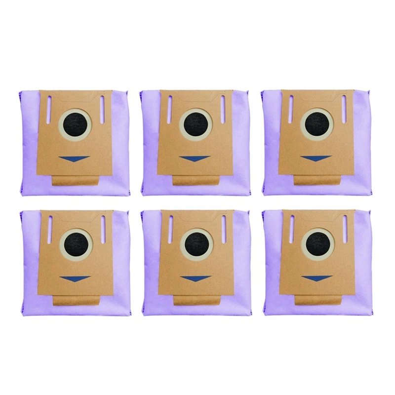Bolsa de polvo para barredora Ecovacs DEEBOT OZMO T8 AIVI T8 Max T8, accesorios de la serie, piezas de repuesto para Robot aspirador, 6 uds.