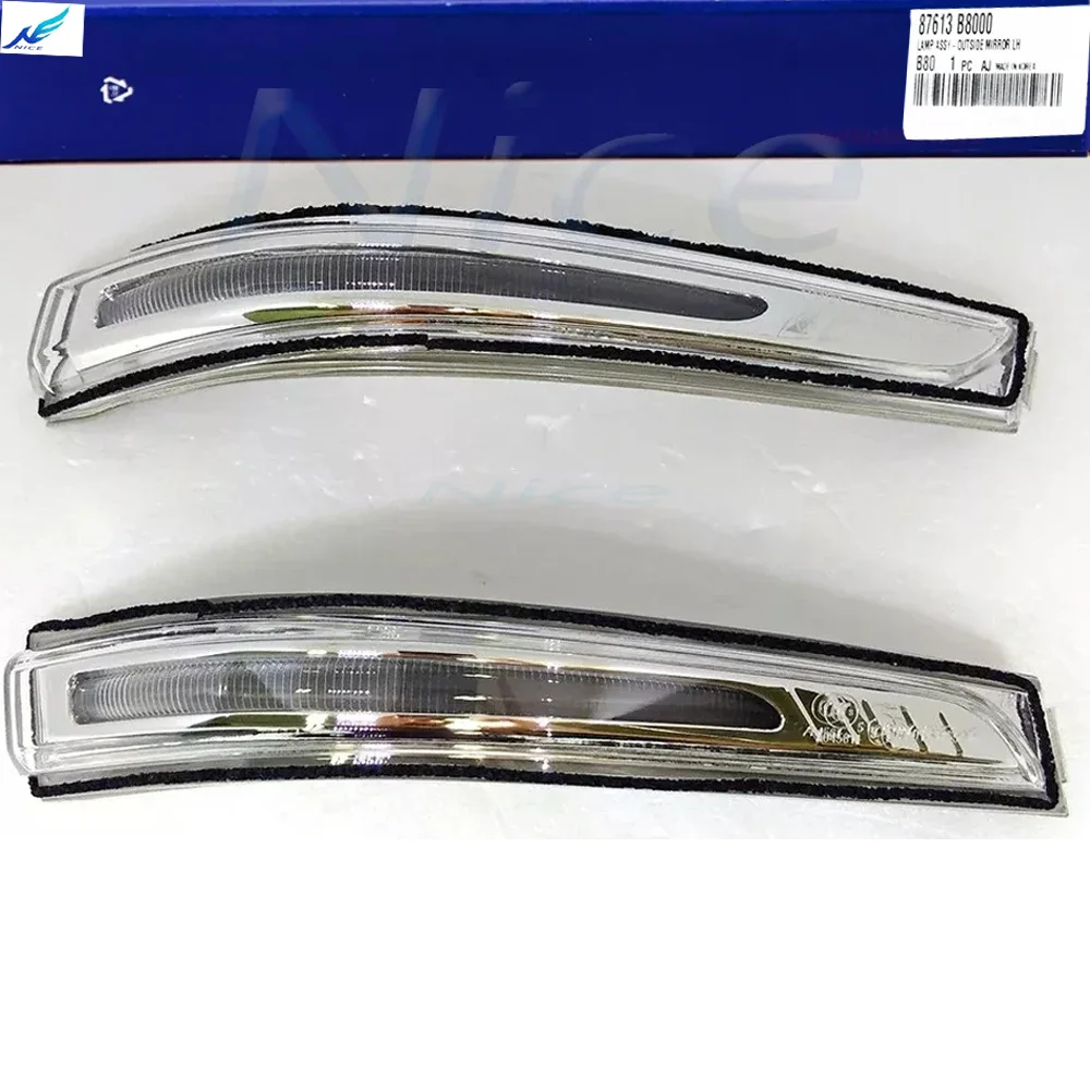 

2 штуки OEM 87613 B8000 87623 B8000 Новые боковые повторители сигнала поворота для Santa Fe XL 2013-2016 годов