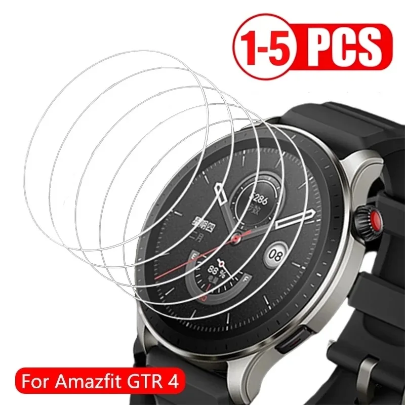 

Tempered Glass Compatible For Amazfit GTR 4 Screen Protector For Amazfit T Rex 3 2 Pro Protective Watch Glass Protector Film