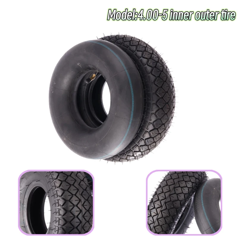 Elderly Electric Scooter 4.00-5 330X100 Tire Outer Inner Tube for Buggy Quad Bike 50cc 110cc 150cc 200cc Cargo ATV Go kart
