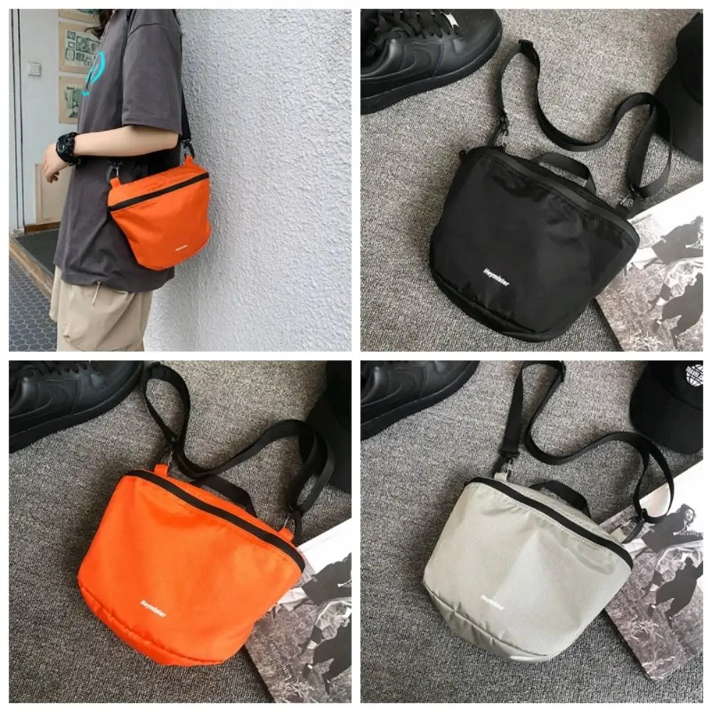 

Casual Shoulder Bag Solid Nylon Bag Korean Style Crossbody Bag Turtle Bag Solid Color Large Capcity Simple Shell Bag Outdoor