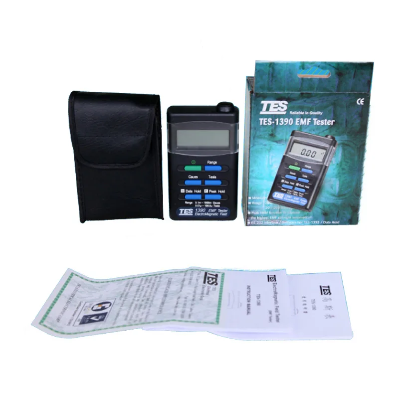 TES-1390 Radiation Detectors EMF Gauss Field Meter TES1390 Electromagnetic Wave Tester