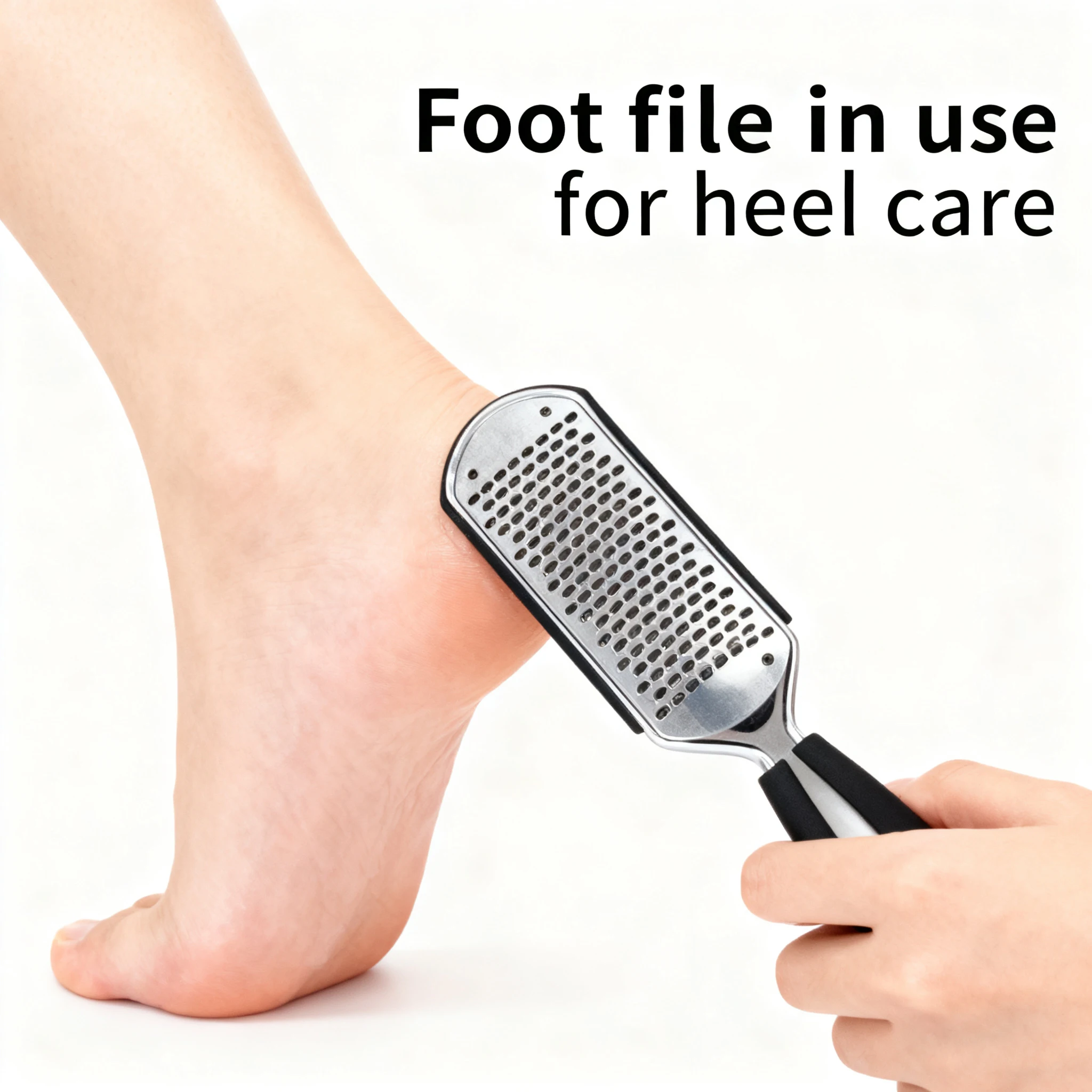 1 قطعة الفولاذ المقاوم للصدأ ملف القدم الاغتصاب الكالس بيليه مزيل الصلب الجلد الميت الحاويات الغسيل لإزالة كعب باديكير سبا أداة