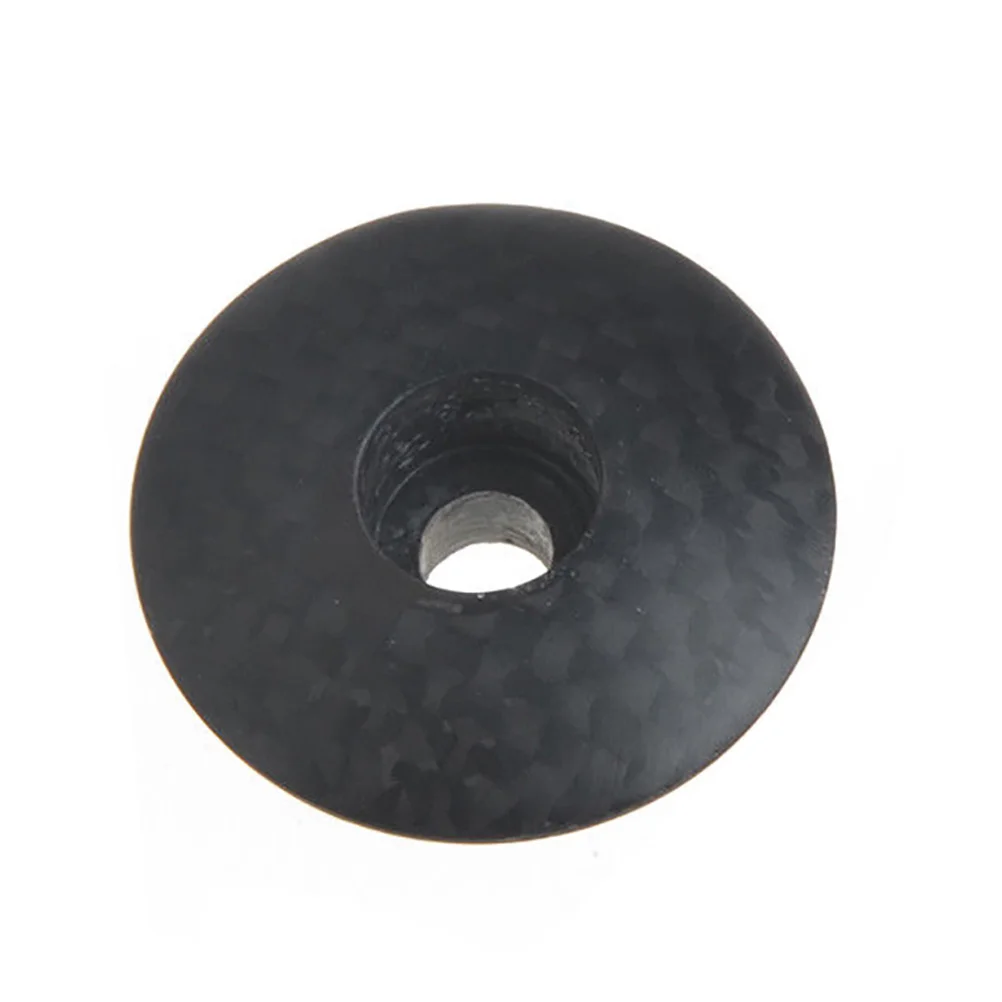 

Carbon Fiber Bowl Cover Titanium Alloy Fork Stem Cap for Mountain Road Fixed Gear Bike Smoke Silver Screw Accessories