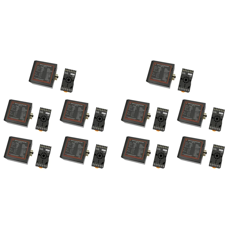 

【Buy It-Now!】10X PD132 Single Channel Inductive Vehicle Loop Detector For Car Parking Lot Vehicle Loop Detector ENGLISH VERSION