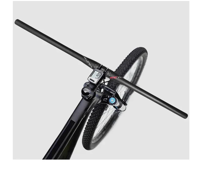 3K Matte Frosted Carbon Fiber Mountainbike MTB Lenker 31,8 mm Durchmesser Benutzerdefinierte Länge Optionen 600 mm bis 740 mm – Detail 14