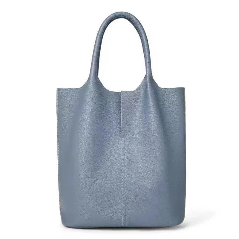 Large Soft Shopper, Set Bag, Female 100% Real Leather Tote Bag, Women Genuine Leather Shoulder Bag, Commute, A740