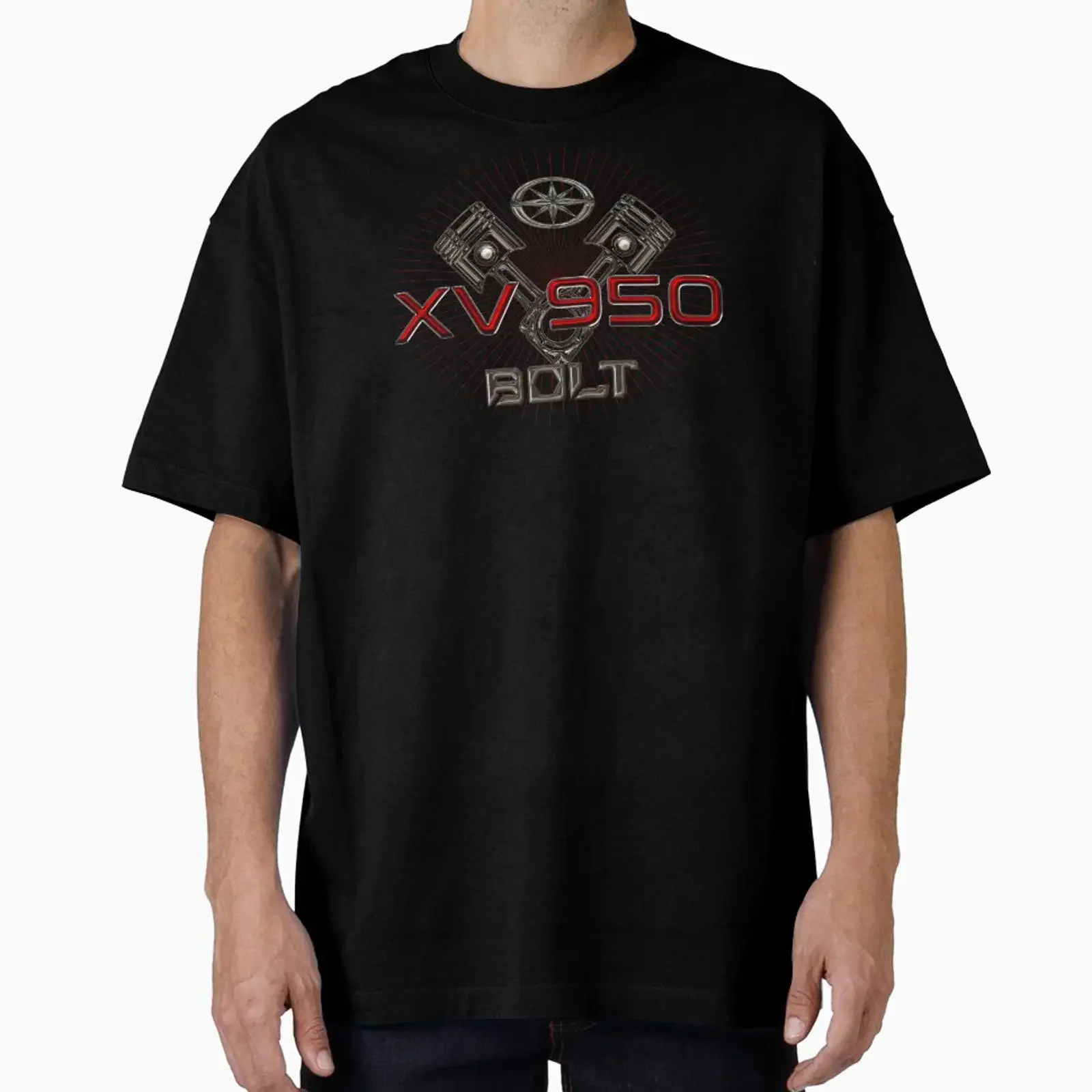 Bolt XV 950 pistons designed and sold by KlaraBubble vintage Washed Soft Casual designer clothes Stylish fashion Unisex