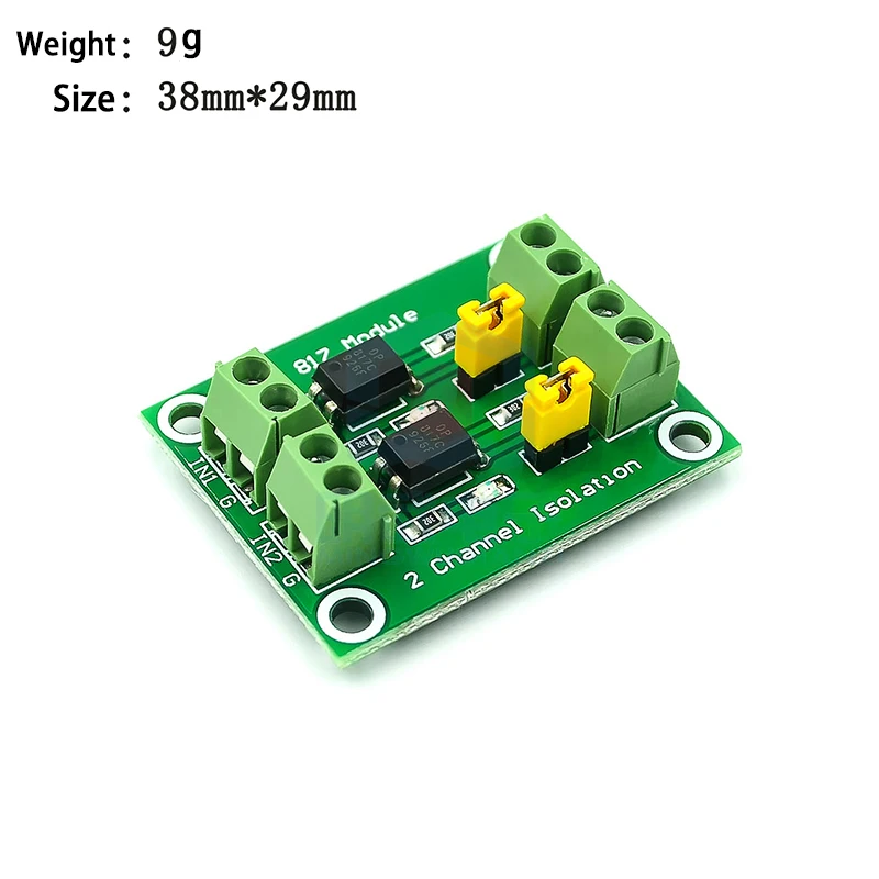 PC817 2 4 8 Channel Optocoupler Isolation Board Voltage Converter Adapter Module 3.6-30V Driver Photoelectric Isolated Module