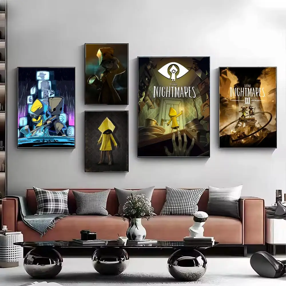 Game Little Nightmares Poster Stylish Wall Art Print for Living Room Bedroom Study Office Café Home Decor Modern Gift