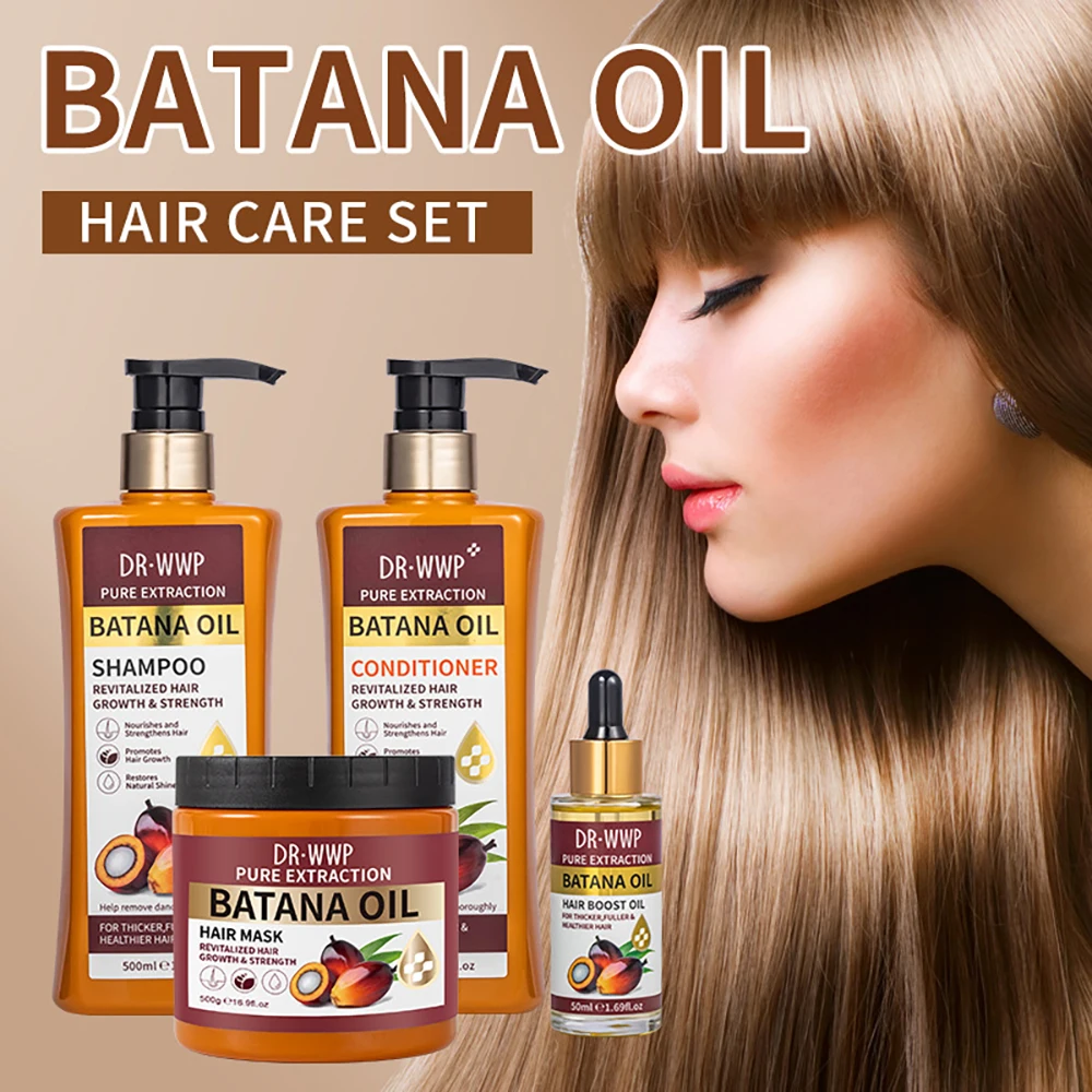 

Batana Oil Hair Oil Shampoo Shampoo Dandruff Removal Fluffy Smooth Hair Care Oil Control Improve Dry Hair Mask Hair Conditioner