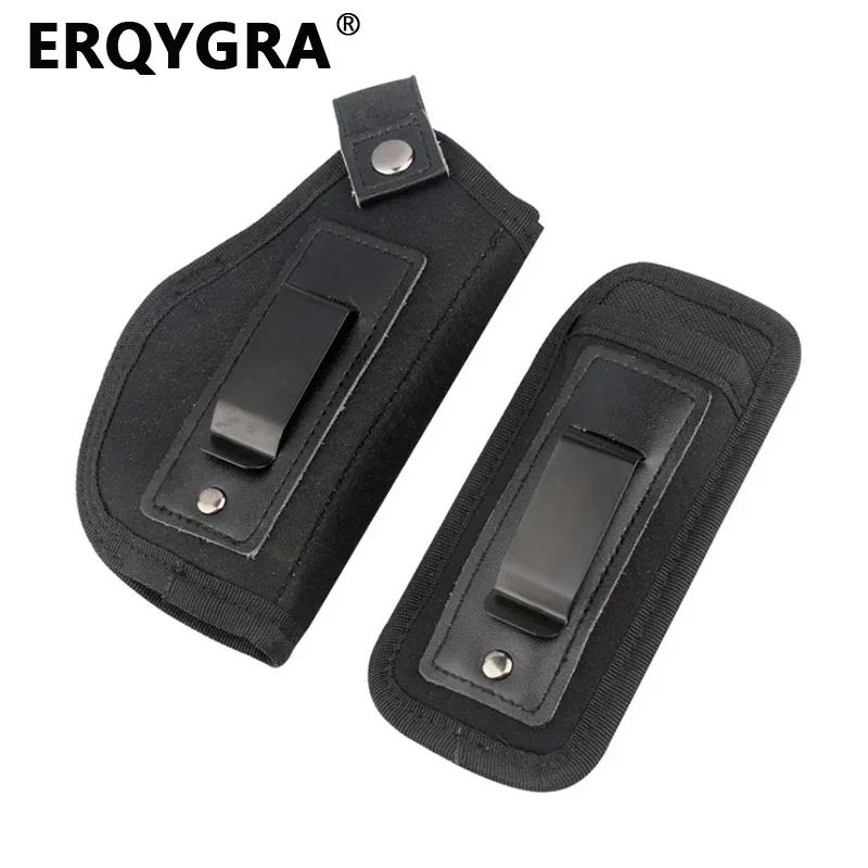 ERQYGRA Tactical Holster Pouches Hidden Metal Clip Waist Belt Hunting Sports Molle Accessories Concealed Nylon Outdoors Portable