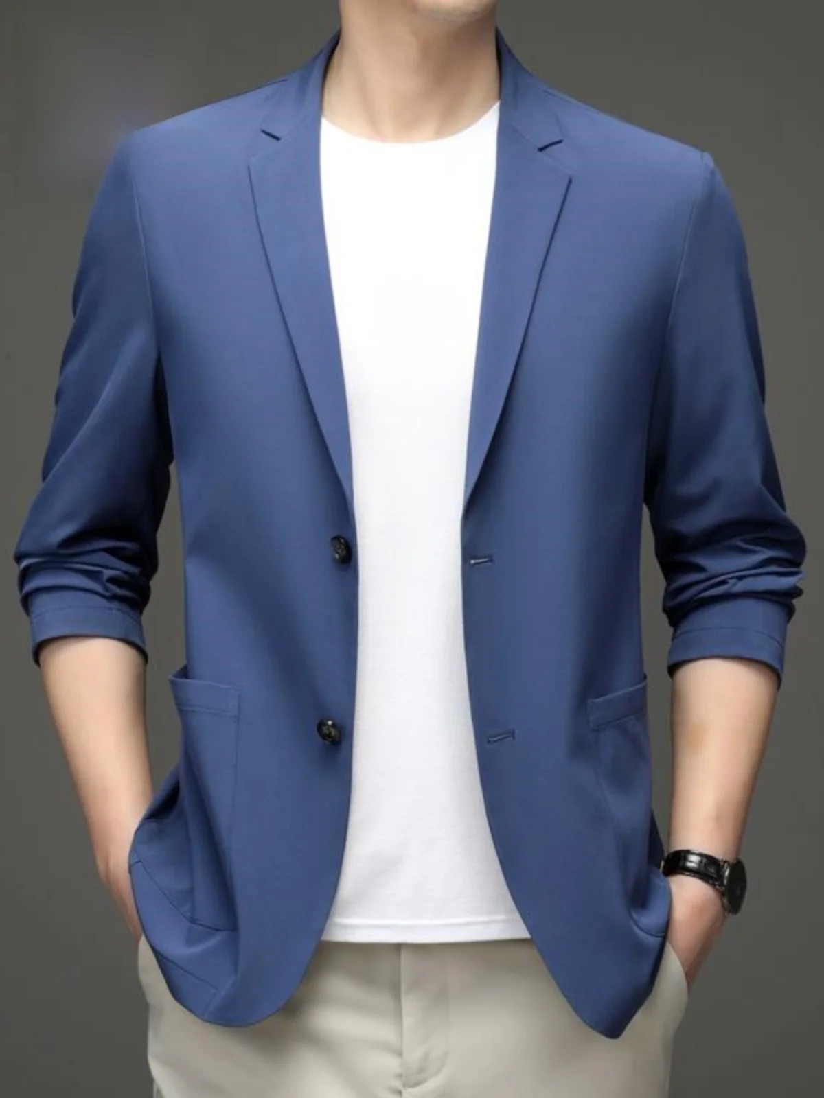 

Мужская куртка Pierre Cardin из ледяного шелка, тонкая, с защитой от солнца, летняя, ультратонкая, повседневная, однобортная верхняя одежда