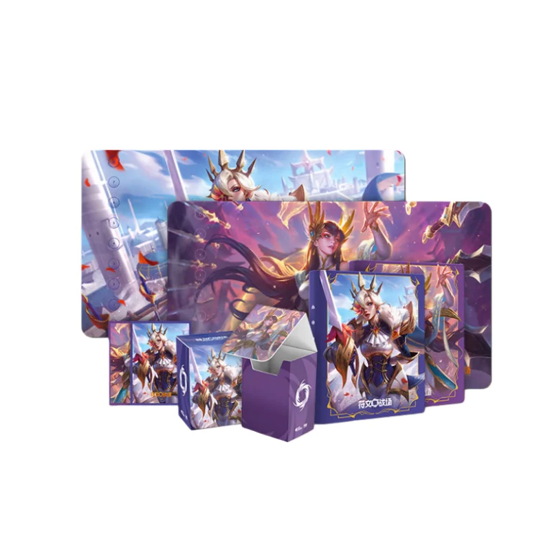 

Подлинная карта Riftbound Tcg, серия Vol.1 Vol.2, периферийные продукты, кожаный переплет для карт/футляр/рукава, подарок-сюрприз