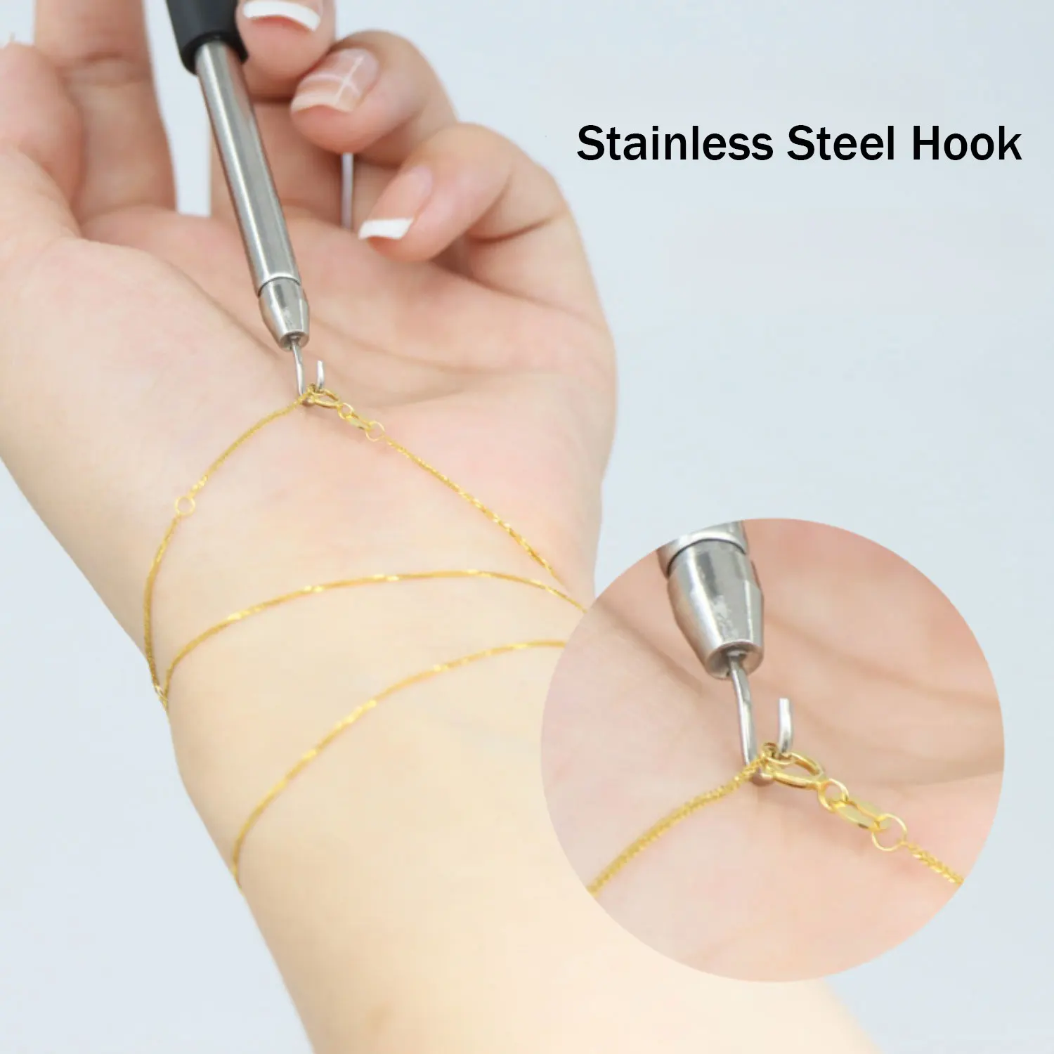 1pcs Help  Tool Partner Jewelry Helper Fastening Aid Quickly Unfasten Hooking Equipment Pliers Clasps