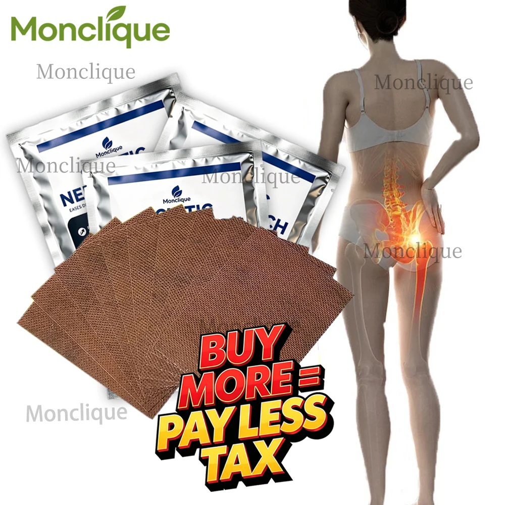 10-100PCS Wholesale Bulk Sciatic Nerve Patch Hip Care Soothing Pad Cool Care Mat Patch Relaxation Muscles Disposable Tattoo Stic