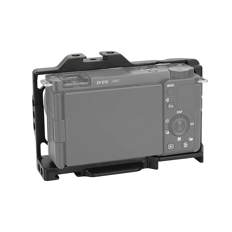 HDRIG Camera Cage Armor Rig Full Frame Form-fitting With Top Shoe Mount  Quick Release Plate Cage Rig Kit   For Sony ZVE10