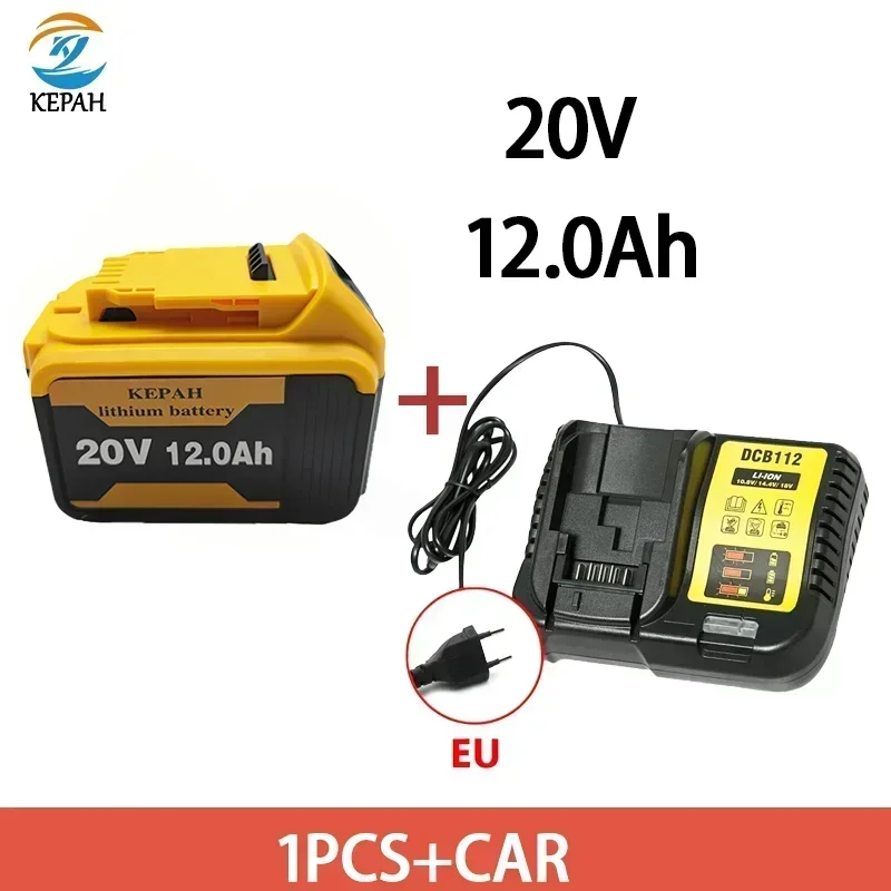

Подходит для DeWalt DCB184 DCB181 DCB182 DCB200, литий-ионный аккумулятор 20 В, 20 В, 12,0 Ач MAX, замена аккумулятора для электроинструмента