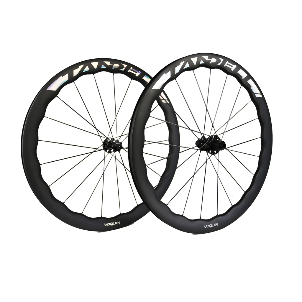 STLF 1320+/-30g Carbon Road Wheelset 700c VAGUE4.5 Disc 11Speed Center Lock Hub UD Matte Bicycle Wheels