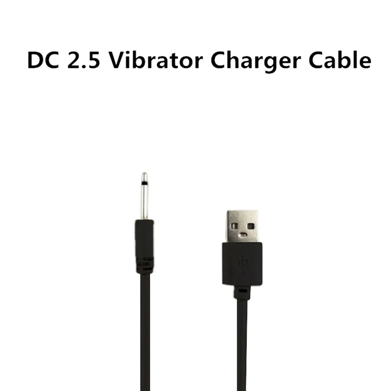 USB DC 2.5 Vibrator Charger Cable Cord for Rechargeable Adult Toys Vibrators Massagers Accessories Universal USB Power Supply