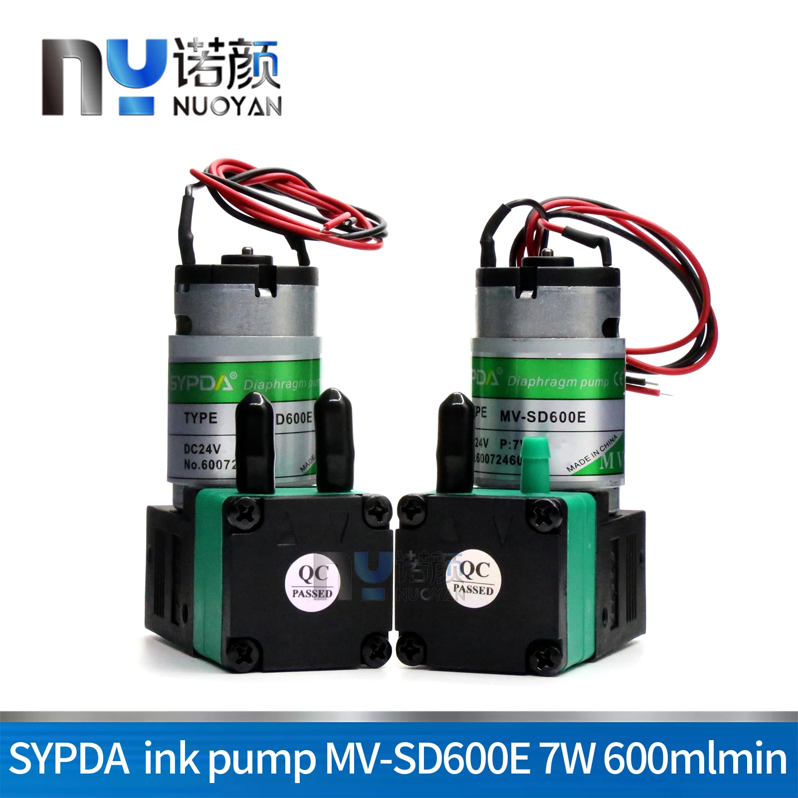 

SYPDA Diaphragm Pump for UV Flatbed Machine MV-SD600E 7W 24V Big Ink Pump for Flora Docan Gongzheng Starfire Inkjet Printer