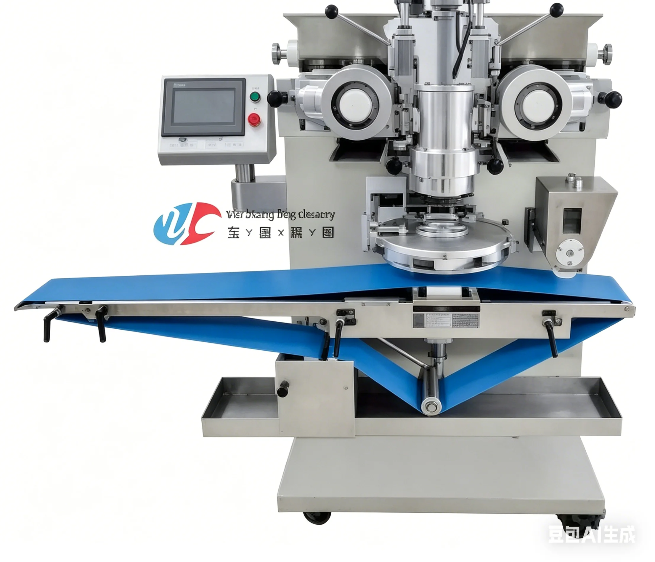 2026YC-160 Automatic Encrusting Machine Multifunctional Mochi Maamoul Kubba Maker with Double Hoppers CE Certified