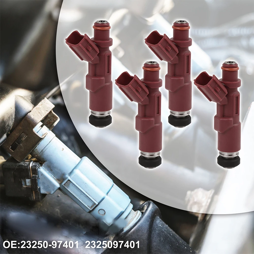 4PCS Fuel Injector Nozzle 23250-97401 for Toyota- Avanza F601RM K3VE 1.3L 04-06 For Daihatsu Terios 2325097401