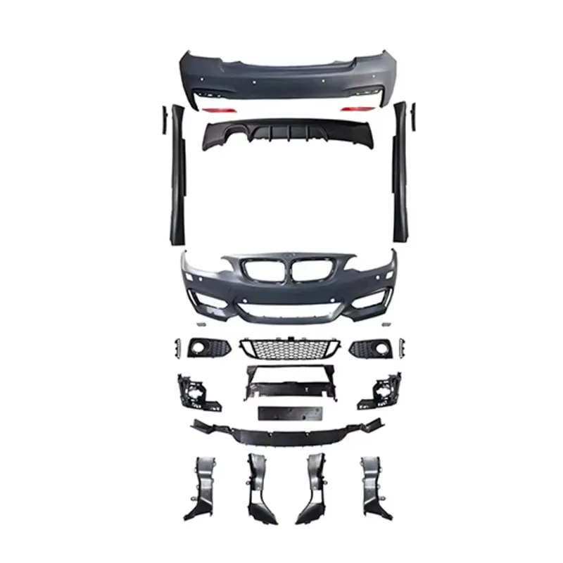 

2 Series F22 MT Style Body Kit - Front Rear Bumper Rear Diffuser Auto Exterior Modification Part Car Accessary