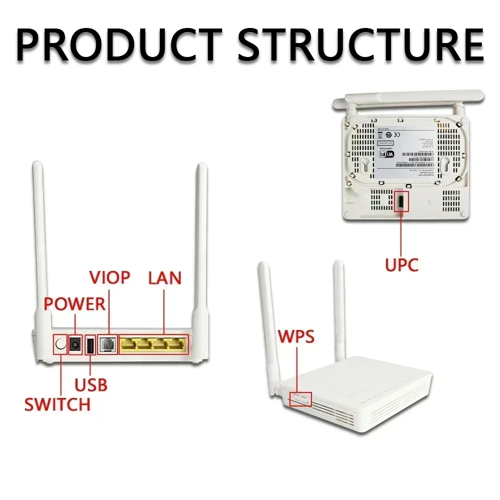 OPTFOCUS EG8141A5 XPON ONU NOVO Original APC UPC ONT 1GE 3FE VIOP 5G WIFI FTTH Modem Router Huawe EPON GPON ONT