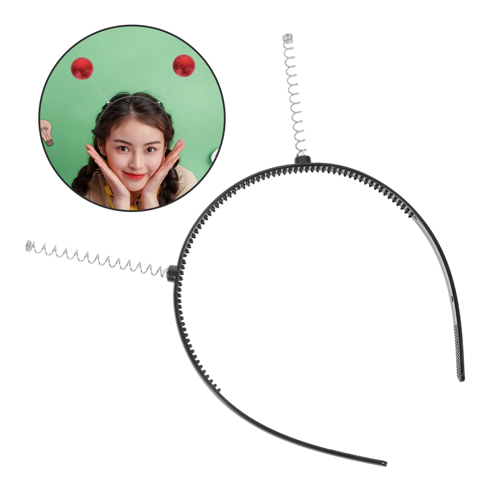 

6Pcs Headband Making Supplies Plastic Headband Frame with Teeth for DIY Hair Accessories Non-Slip Women Headbands for Washing