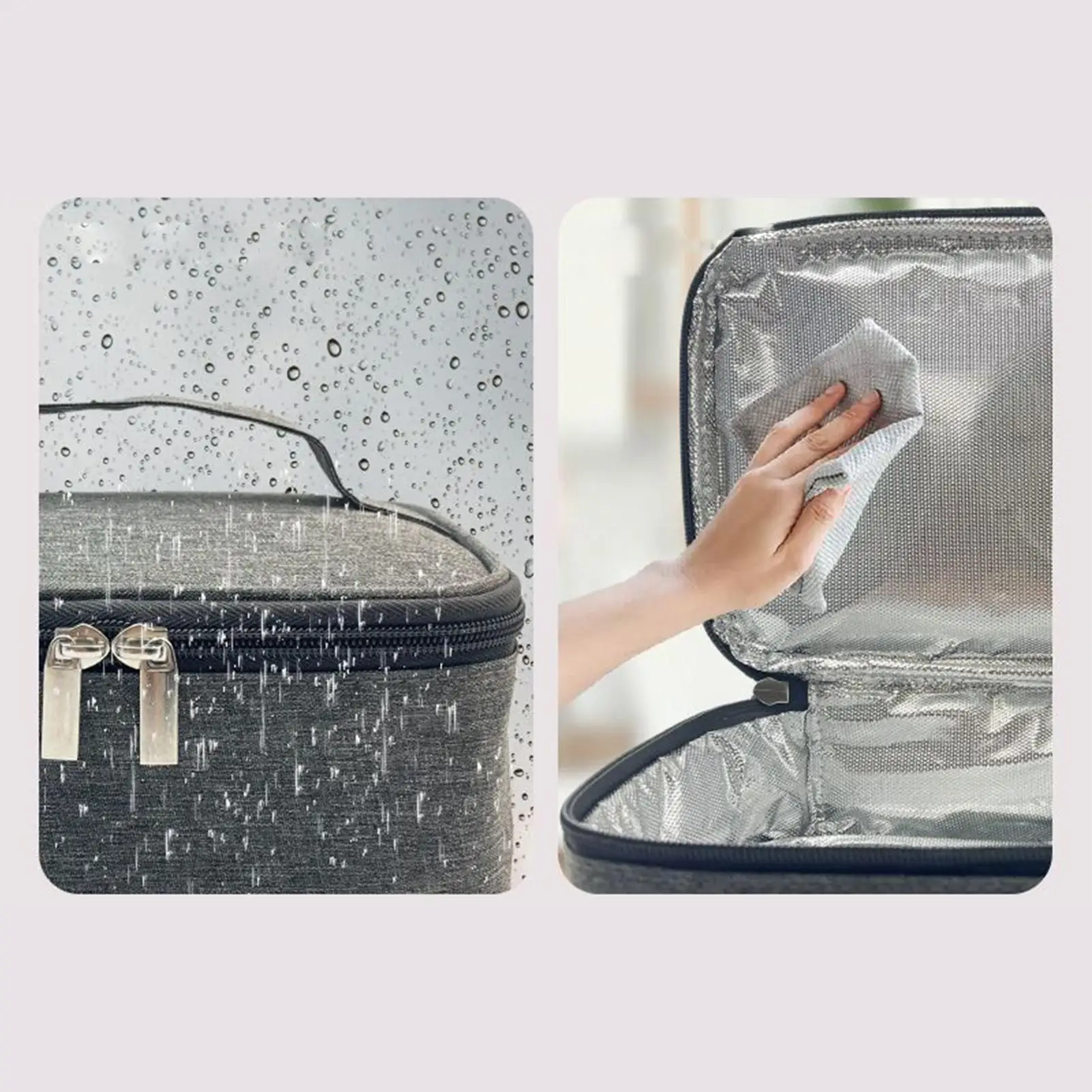Lunch Box Warmer 3-Temps Fast Heating Bag Lunch Warmer For Adults Car Truck Work Outdoor Picnic Travel Camping