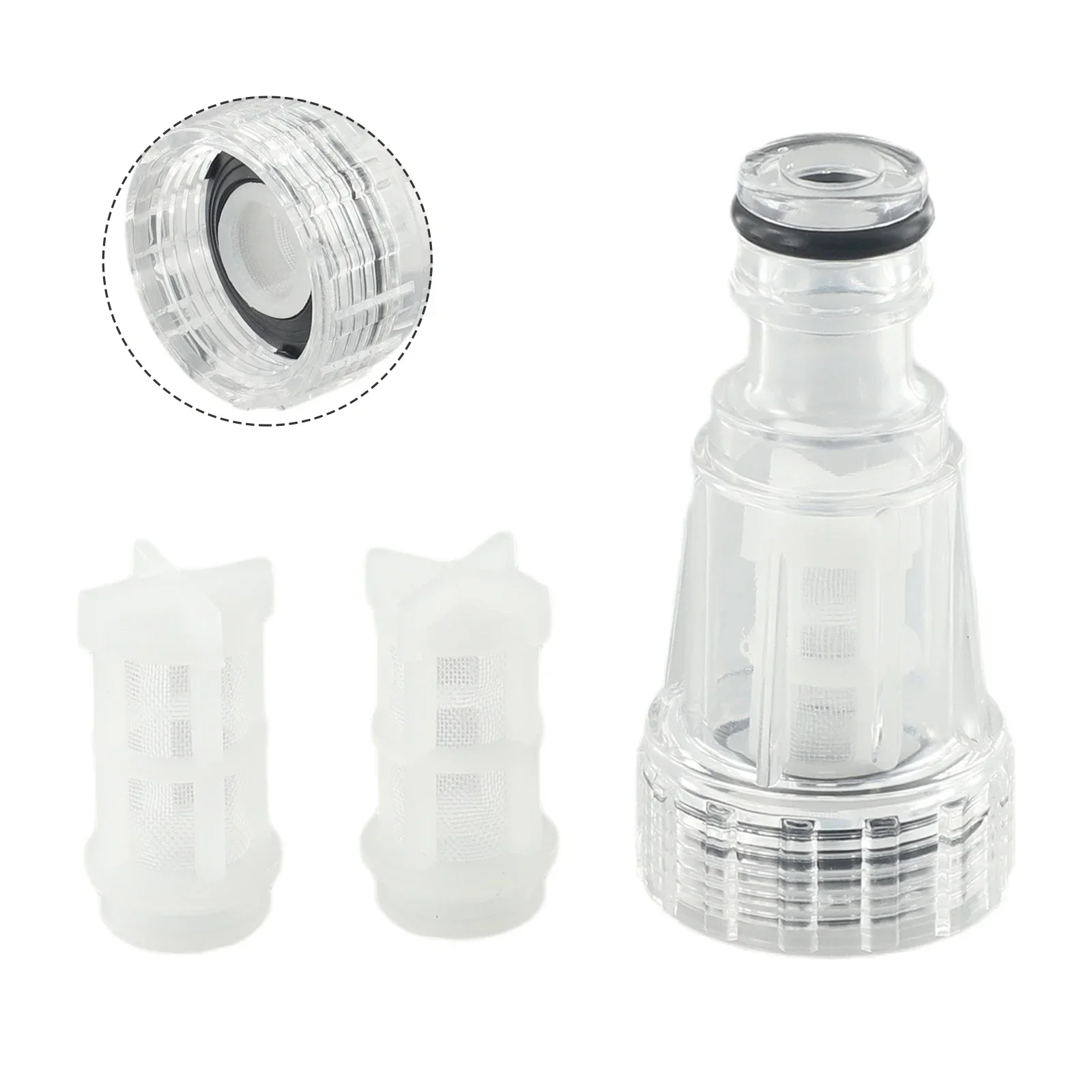 1pcs High Pressure Connection Filter+2pcs Nets Car Washing Machine Water Filter Connection For Karcher K2-K7 Series  Washers