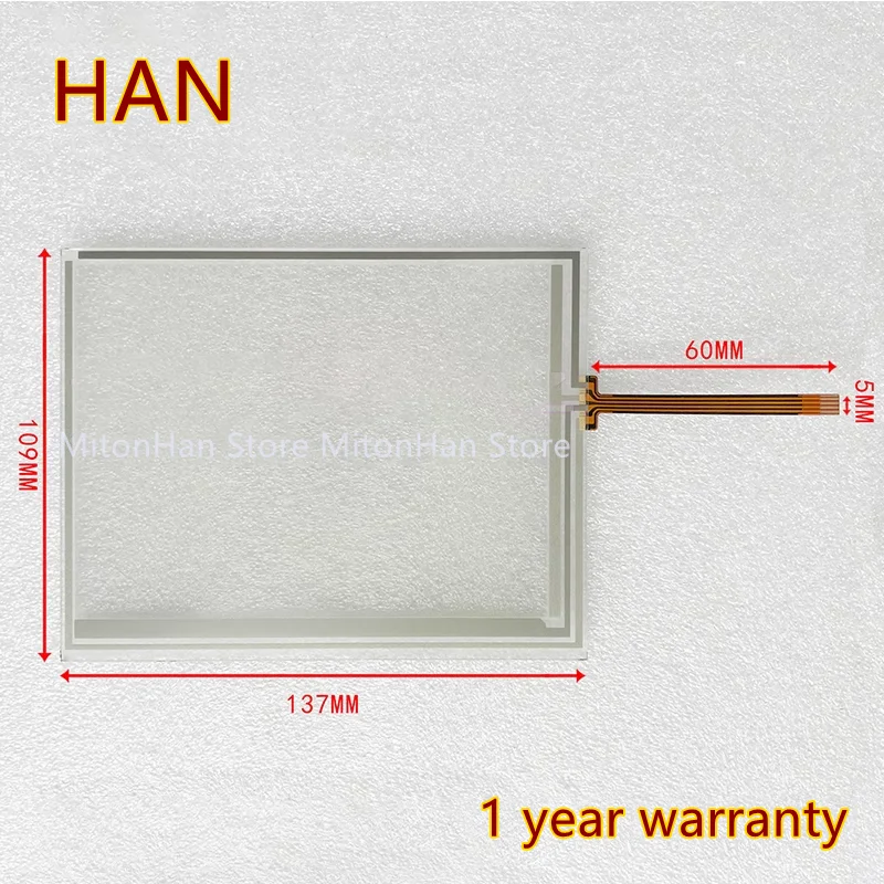 Lenze EL105m EL 105m Monforts P/N: 3250-11 3269-0001 EL 105c 3251-000 Touch Panel Screen Glass Digitizer Protective Film Overlay