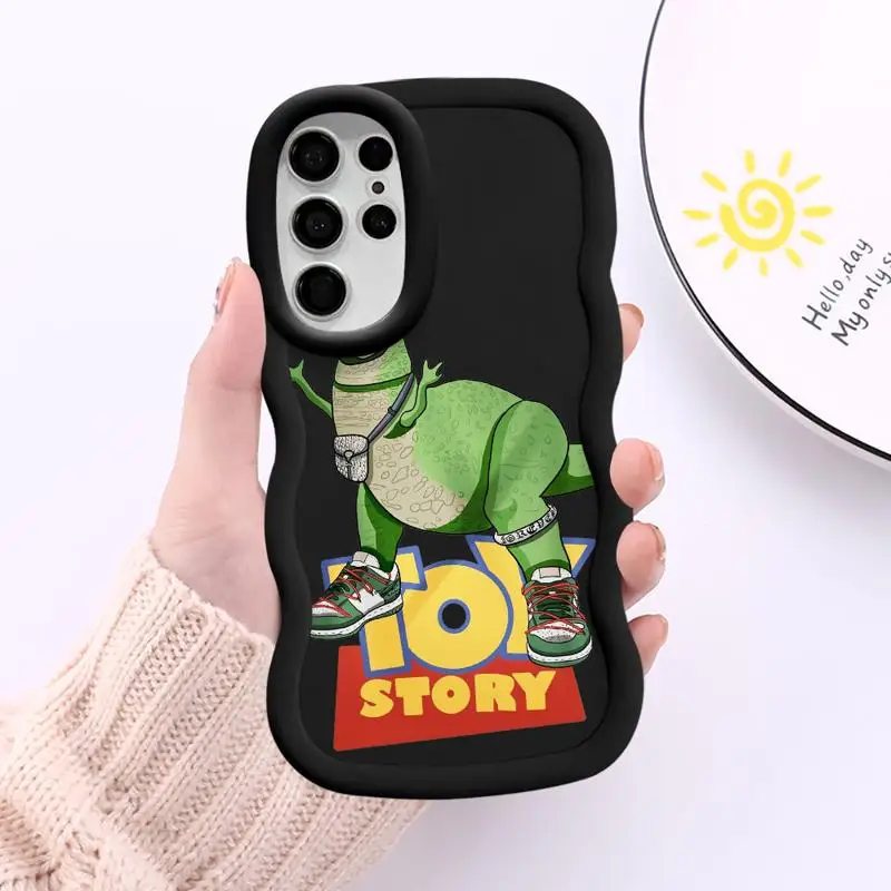 Cute Toy Story Buzz Lightyear Woody Phone Case For Samsung Galaxy S24 S22 Ultra S23 S21 S20 FE Hard Matte Shell Protective Cover