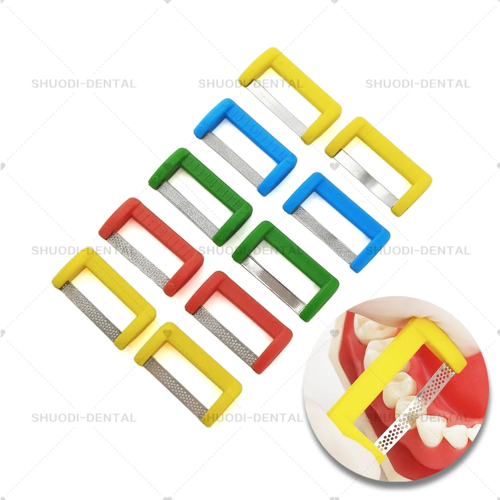 T型両面ダイヤモンド研磨材 ホワイトニング矯正歯科用 歯間エナメル質研磨ツール ラボ用エナメル質削減ツール