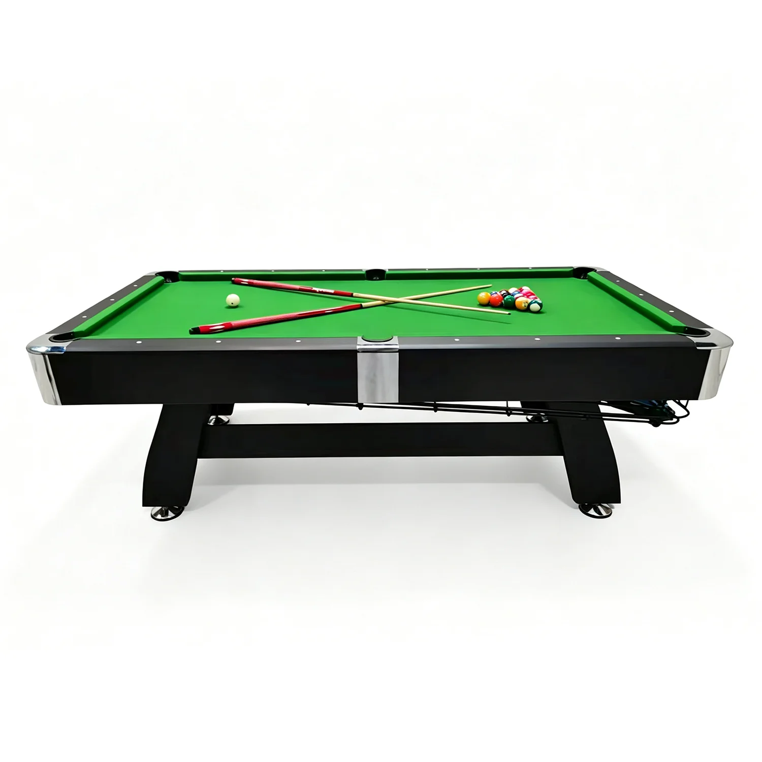 Hot Selling B017 3pcs Slate Top 9FT Billiard Pool Table Automatic Ball Return Includes Billiards Accessory For Sale