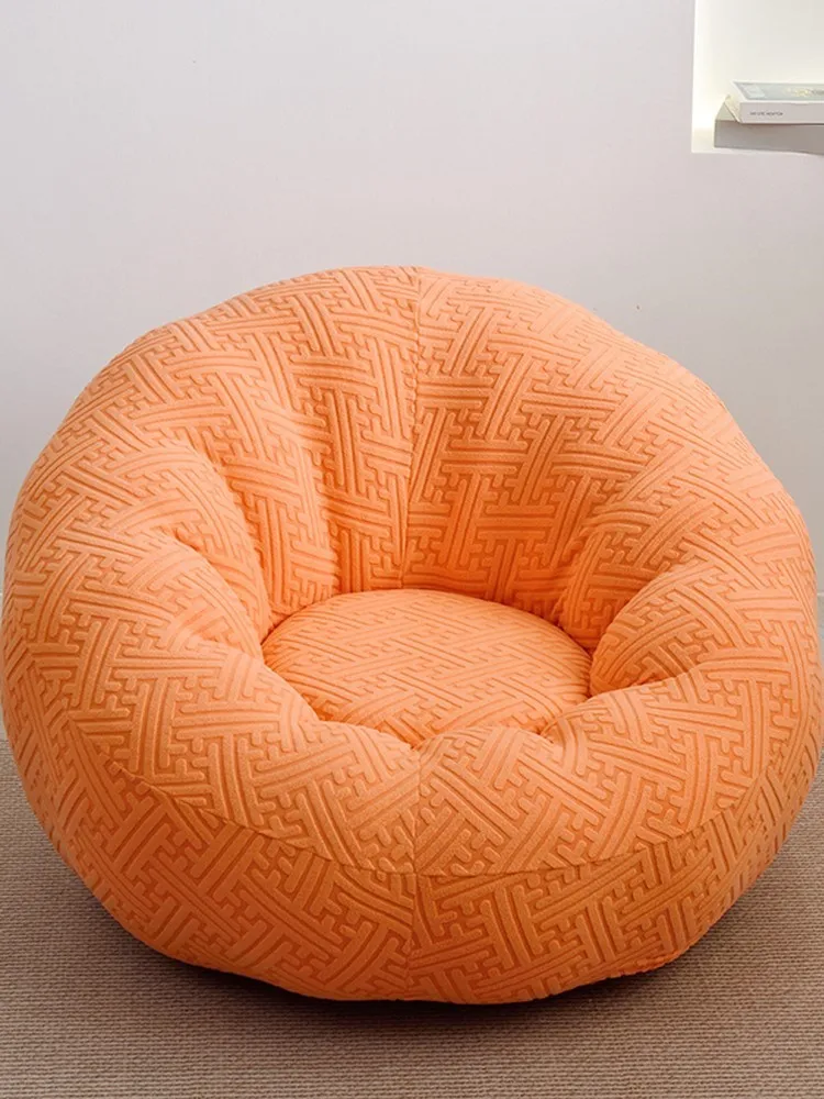 

Elastic Pumpkin Sofa Cover Bean Bag Chair Full Wrap round Sofa Cover Cloth Lazy Chair Protector Single Person Bench Cover