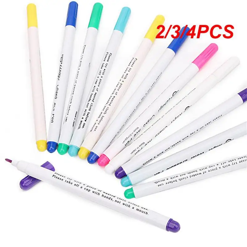 2/3/4PCS Automatic Vanishing Pen Erasable Multicolors Automatic Vanishing Sewing Tools Water Erasable Pens Diy