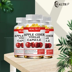 Organic Apple Cider Vinegar Capsules Healthy Weight Management Digestion Detox & Immune Soothes Gas & Bloating Food