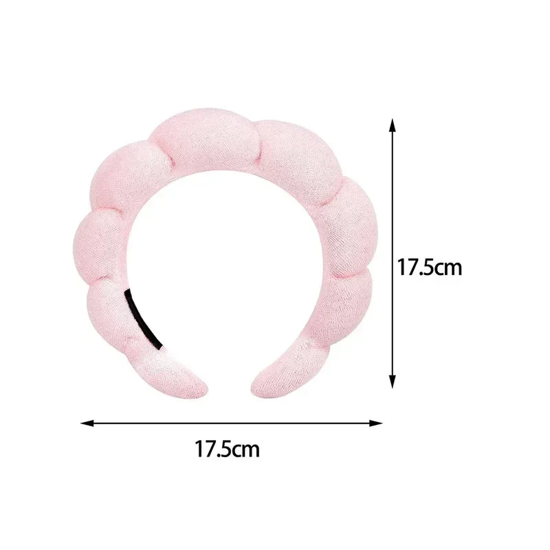 Soft Hair Styling Accessories Women Girls Headbands for Face Washing Bath Makeup Hair Band Women Adjustable SPA Facial Headband