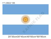 KAFNIK, 20*30cm/30*45cm/40*60cm/60*90cm small flags Argentina Flag for Countries World Event Decorative Flags