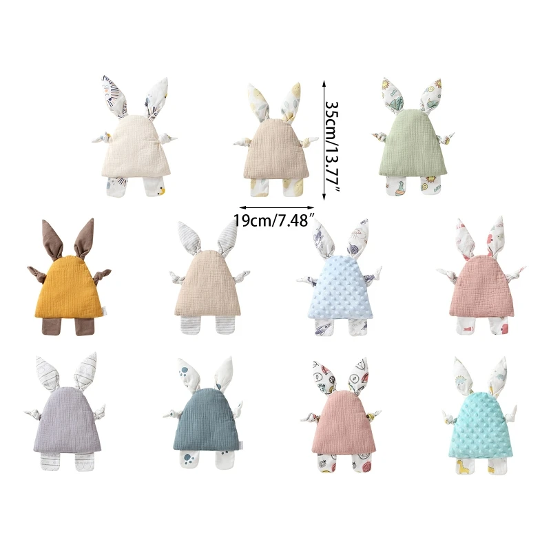 Dekbed Slab Burp Doek Fopspeen Handdoek Hals Sjaal Baby Bunny Bijtring Douchecadeau D5QA