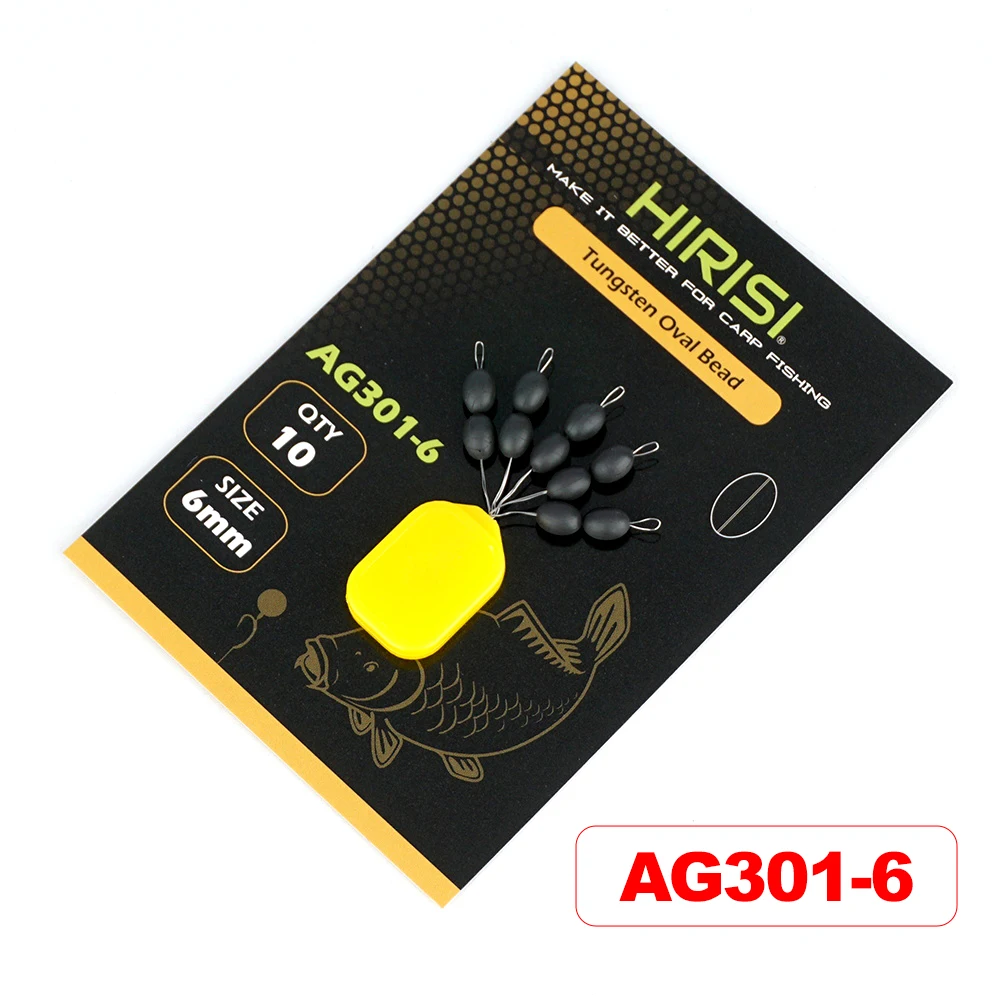 Hirisi 1set Wolfram Platinen Hooklink Gewichte Größe 4mm/6mm/8mm Karpfen Angelgerät AG301 Angelzubehör