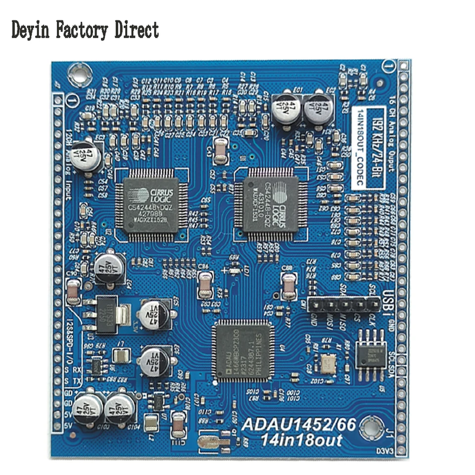 Professional Grade ADI ADAU1466 SigmaDSP 14 In 18 Out Audio Codec