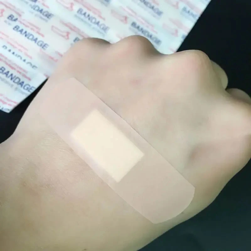 50-500Pcs Waterproof Band-Aid Skin Bandages First Aid Wound Adhesive Plaster Home Travel Outdoor Camp Emergency Kits view 4
